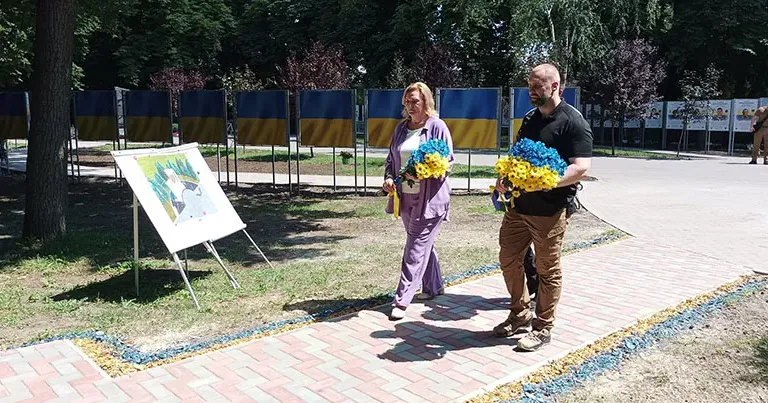 Фото Чугуївської МВА У Чугуєві відкрито Алею вшанування пам'яті полеглих захисників і захисниць України на порталі Gromada Group