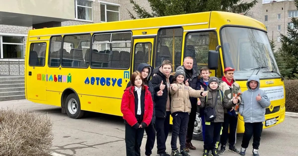 Фото Печенізької СВА Печенізька громада отримала новий шкільний автобус. на порталі Gromada Group
