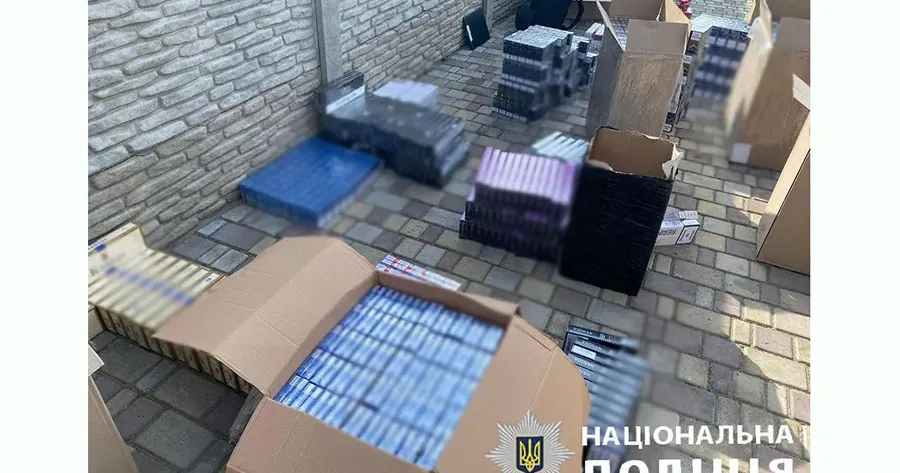 Фото Національної поліції Викрито підпільне виробництво цигарок на території Чугуївського району на порталі Gromada Group