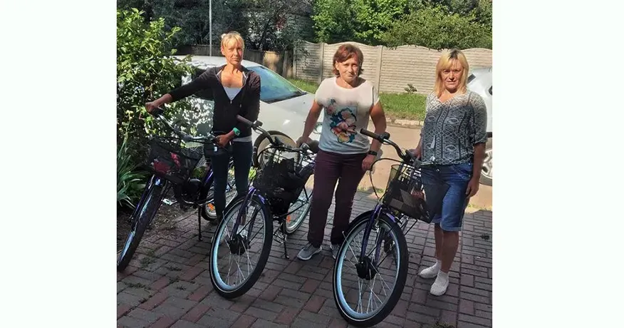 Фото Чкаловської СВА Велотранспорт для соцпрацівниць Чкаловської громади на порталі Gromada Group